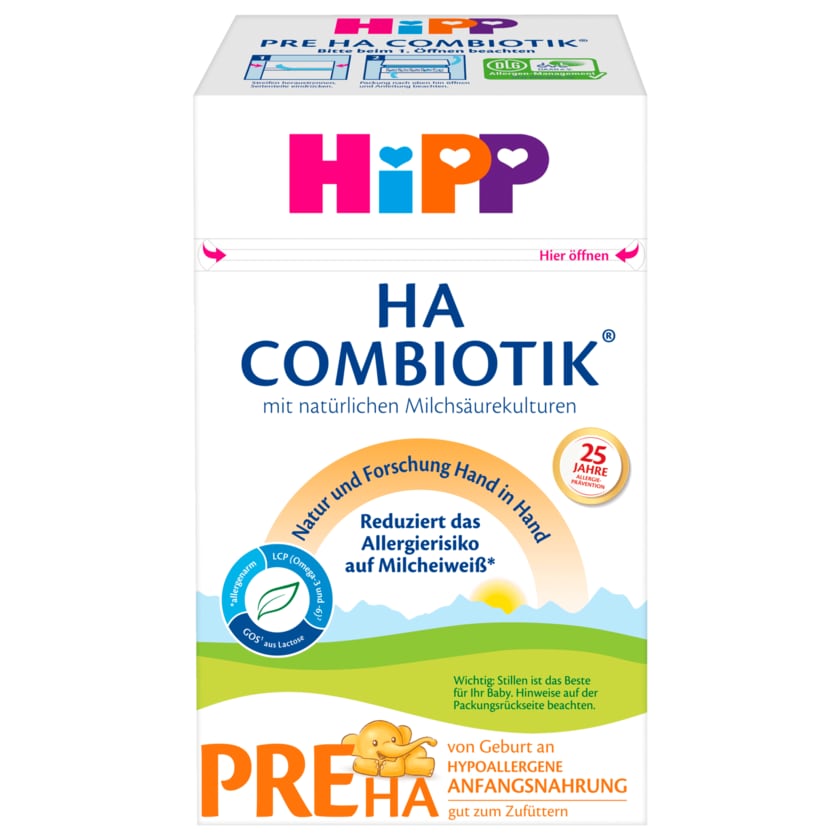 Hipp HA Combiotik Pre Hypoallergene Anfangsnahrung 600g